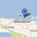 Mapa de ubicación de Varadero